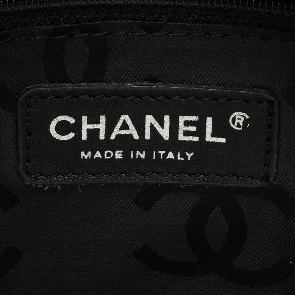 Chanel Vintage Lambskin Ligne Cambon Large Shopping Tote